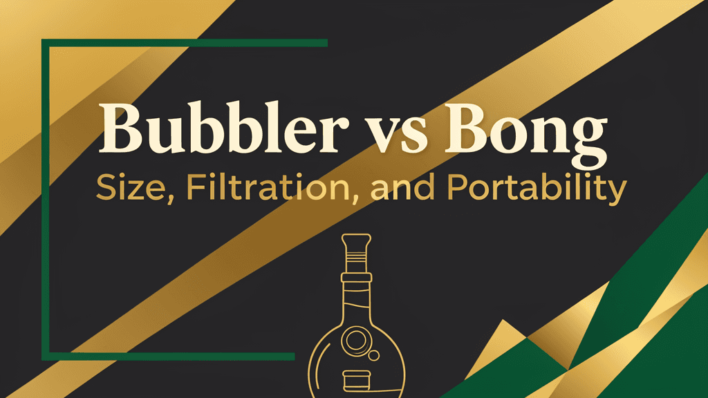 What Is the Difference Between a Bubbler and a Bong? cover image
