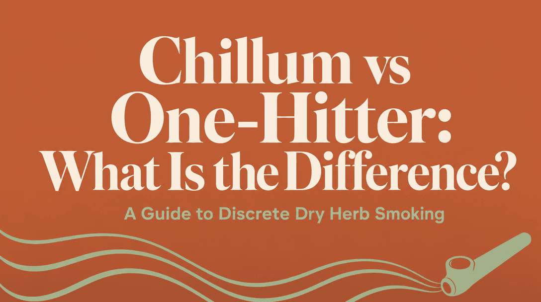 Chillum vs One-Hitter: What Is the Difference? cover image