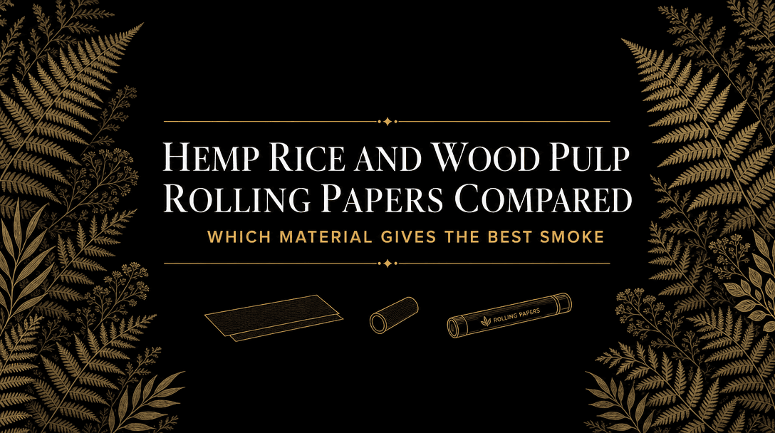What Are Hemp, Rice, and Wood Pulp Rolling Papers Made Of? cover image