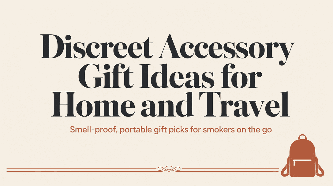 What Are the Best Discreet Smoking Accessory Gifts for Home and Travel? cover image