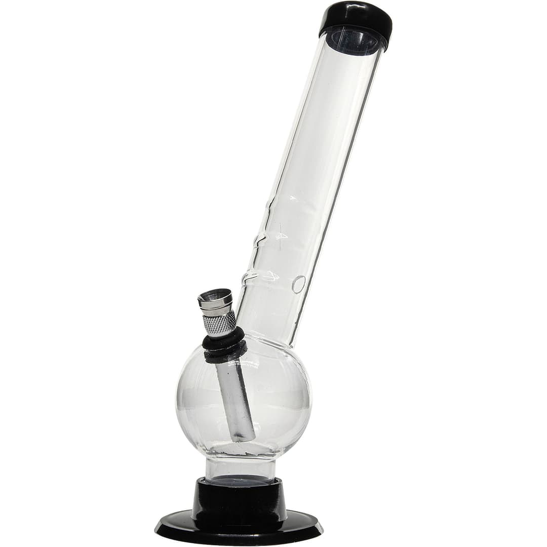 Acrylic Angled Neck Bubble Bong 8" - Multiple Colors