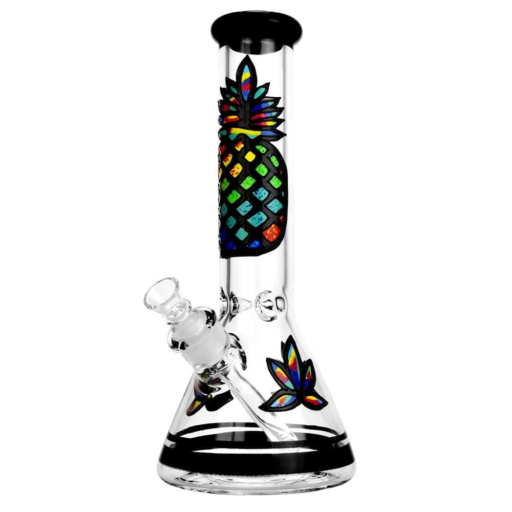 Psychedelic Pineapple Beaker Bong