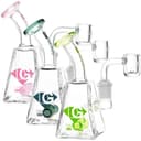 Diamond Glass SP Mini Dab Rig - 5.25" / 14mm F