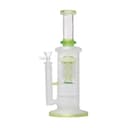 Human Grade Sacred Straight Sandblasted Glass Water Pipe