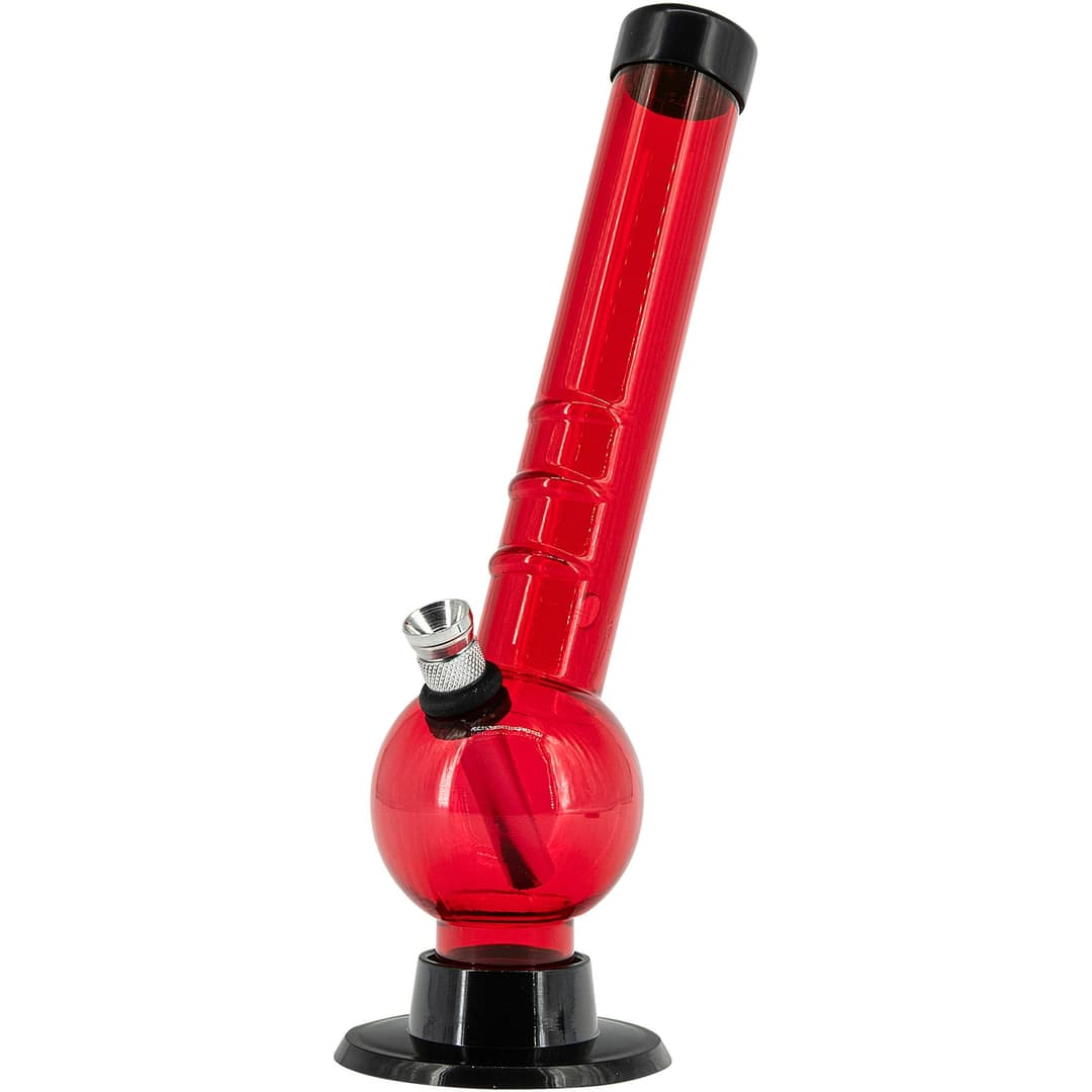 Acrylic Angled Neck Bubble Bong 8" - Multiple Colors