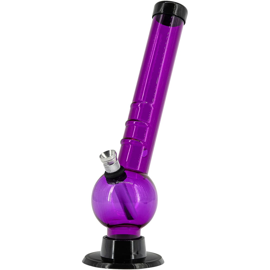 Acrylic Angled Neck Bubble Bong 8" - Multiple Colors