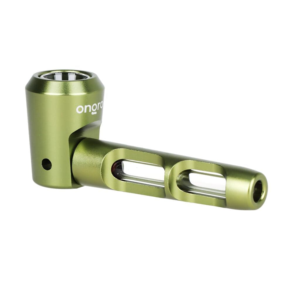 ONGROK Aluminum Glass Spoon Pipe | 4.25"