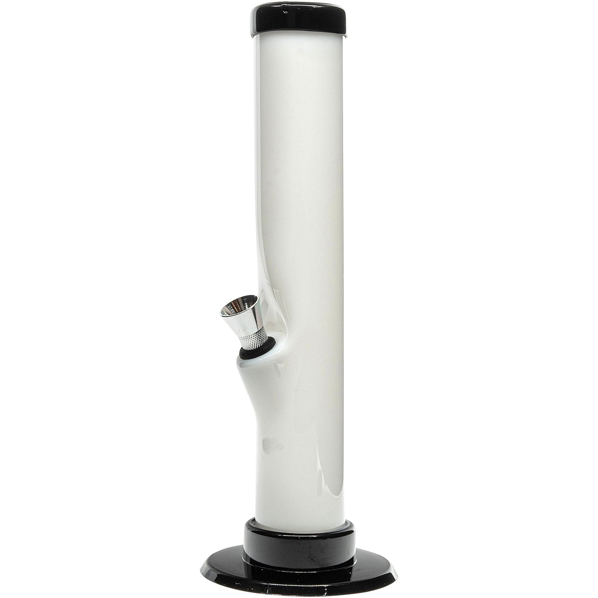 JM Enterprises 6-9-12" Acrylic Straight Tube Bong - Multiple Colors