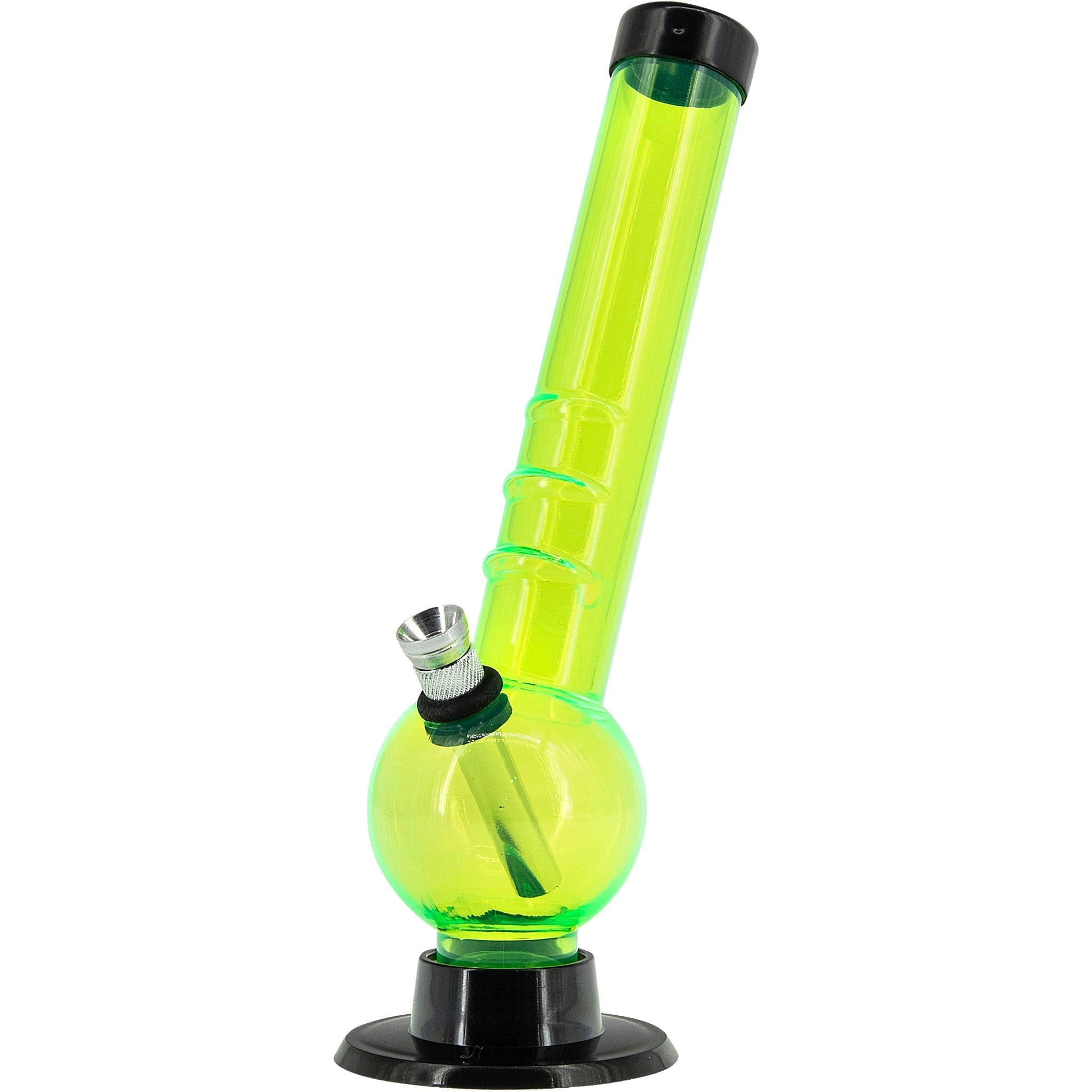 Acrylic Angled Neck Bubble Bong 8" - Multiple Colors