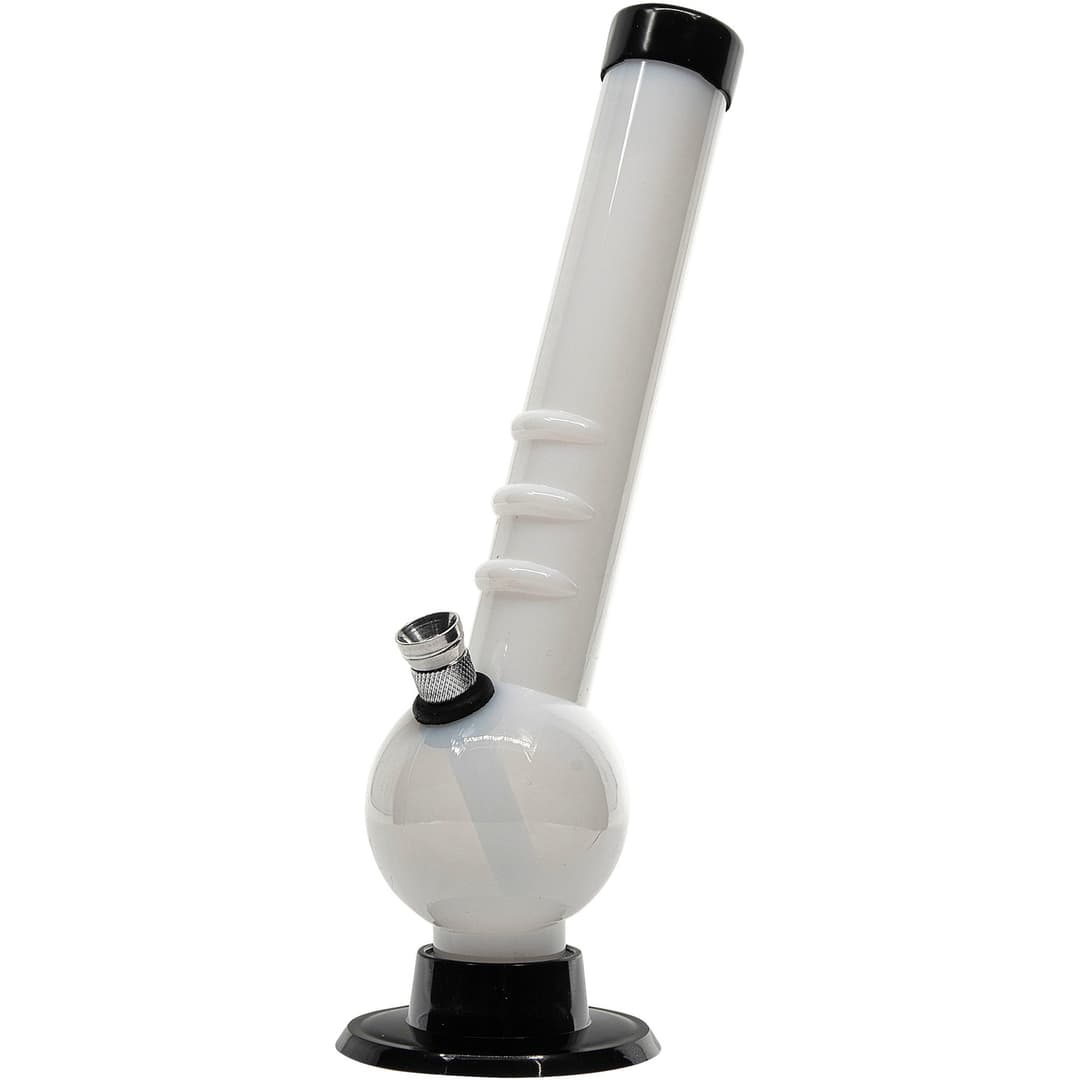 Acrylic Angled Neck Bubble Bong 8" - Multiple Colors
