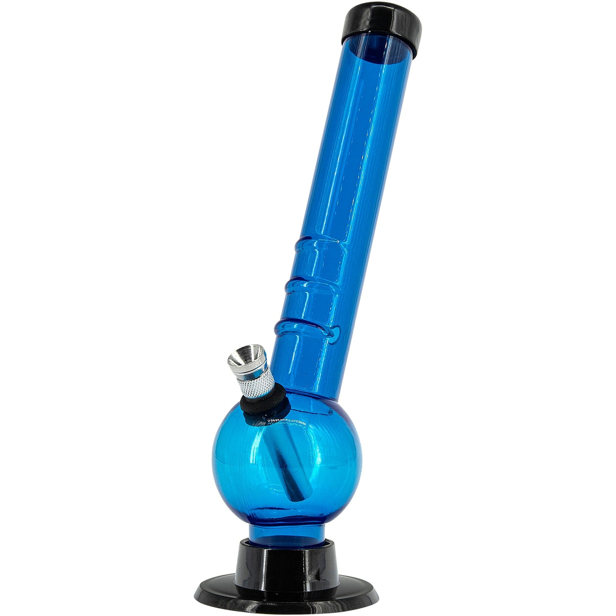 Acrylic Angled Neck Bubble Bong 8" - Multiple Colors