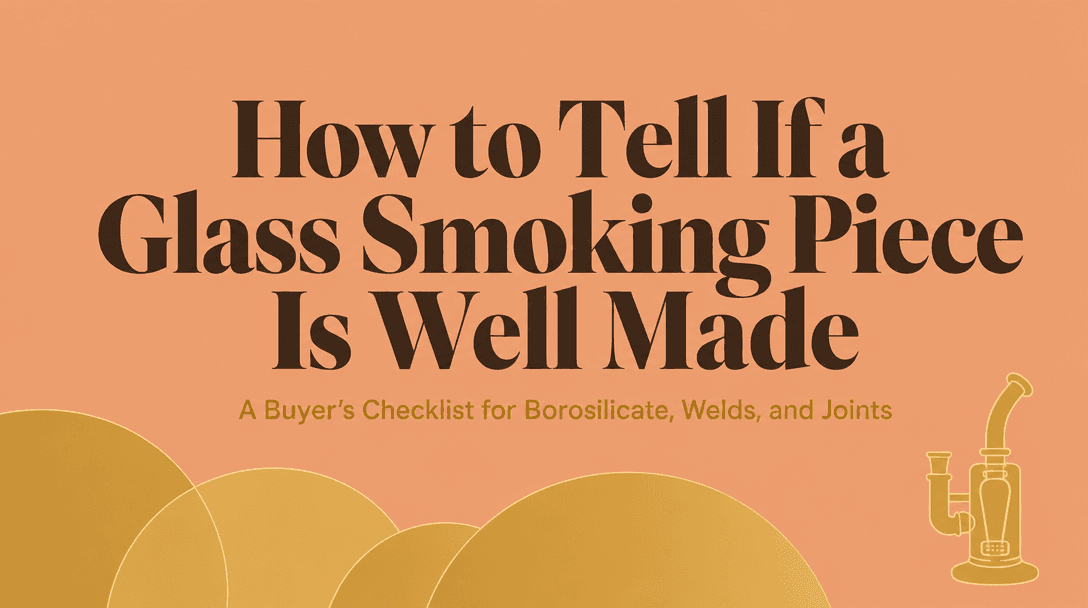 How Can You Tell If a Glass Smoking Piece Is Well Made? cover image