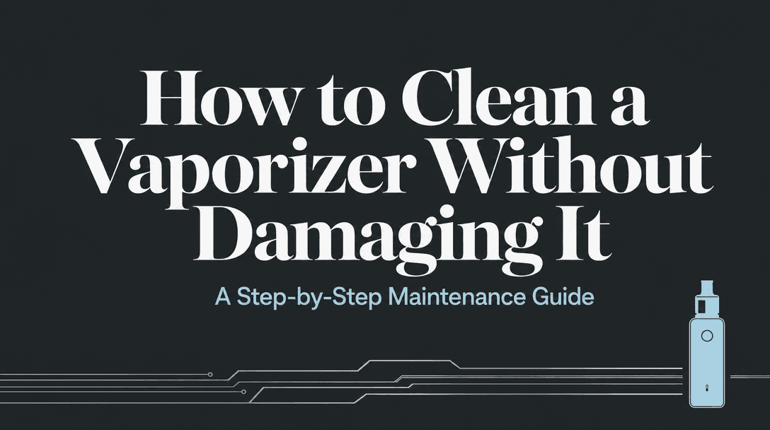 How Do You Clean a Vaporizer Without Damaging It? cover image