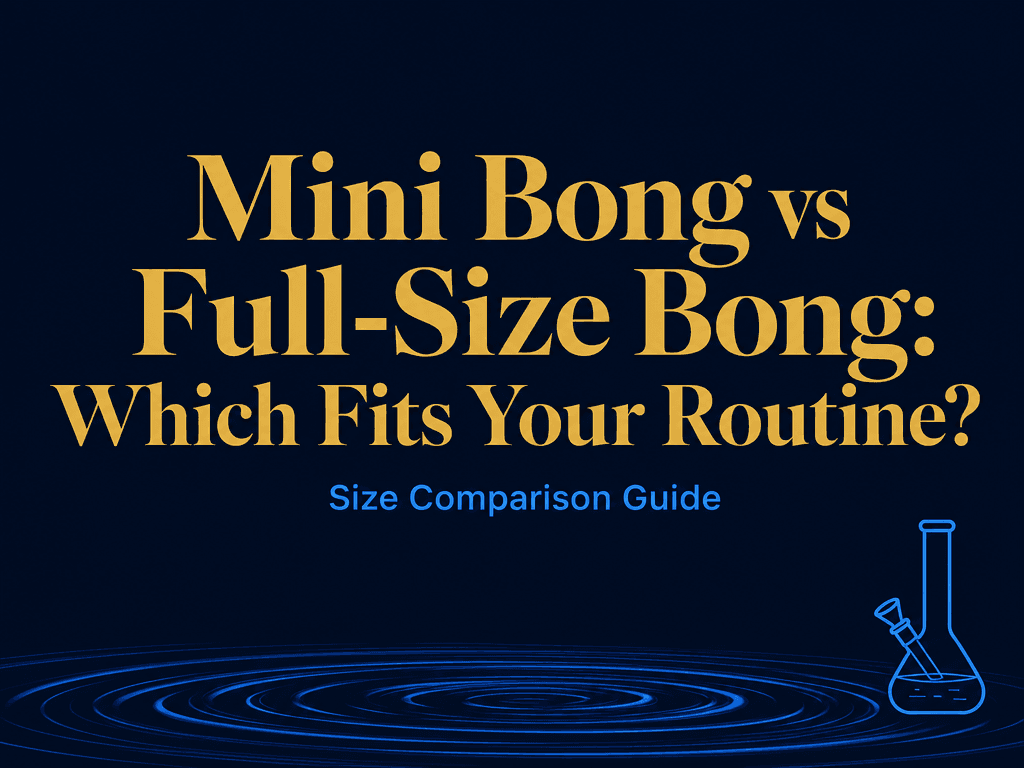 Mini Bong vs Full-Size Bong: Which Size Fits Your Routine? cover image