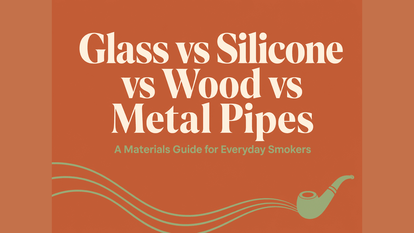 Glass vs Silicone vs Wood vs Metal Pipes: Which Material Is Best? cover image