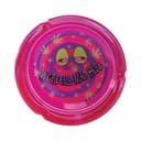 PURPLE WE'RE ALL MAD HERE GLASS ASHTRAY