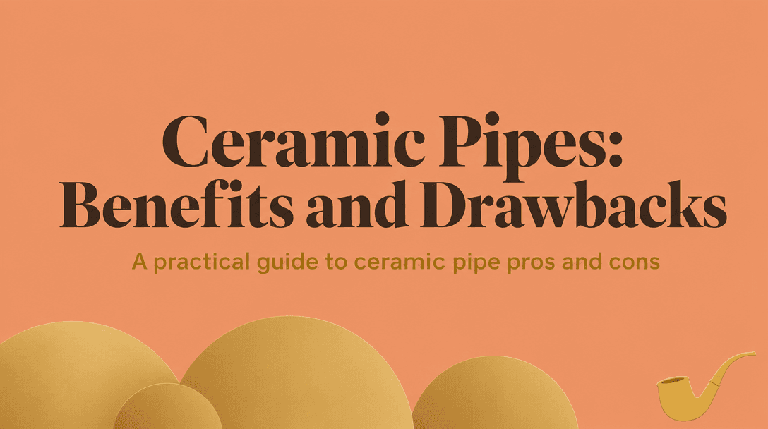 What Are the Benefits and Drawbacks of Ceramic Pipes? cover image